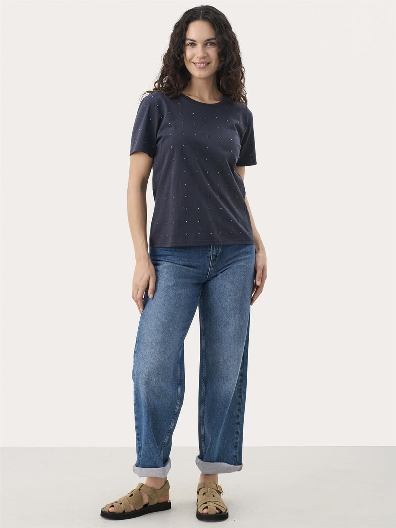 Maggi PW T-Shirt, Navy Shine