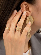Bao wide ring, Gold