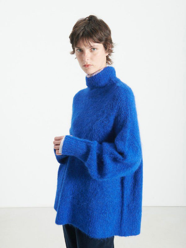 Niby Sweater T-Neck, Bleu