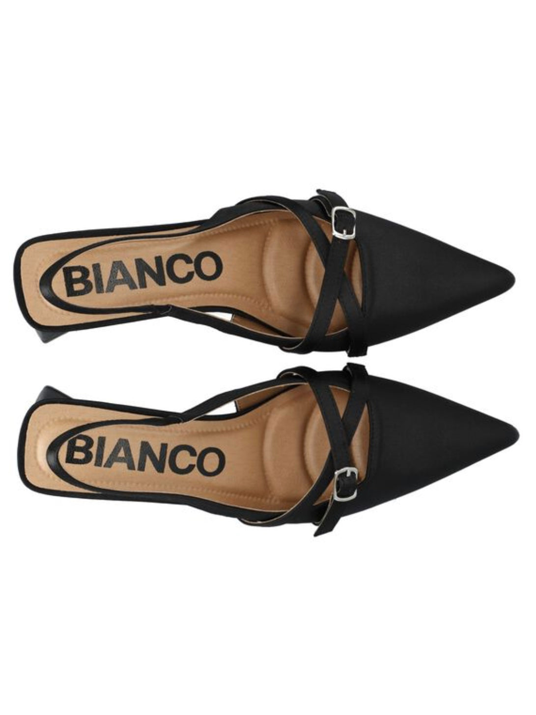 BIAMARALYN Buckle Slingback Satin