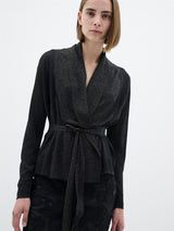 Thani IW Short Cardigan, Black