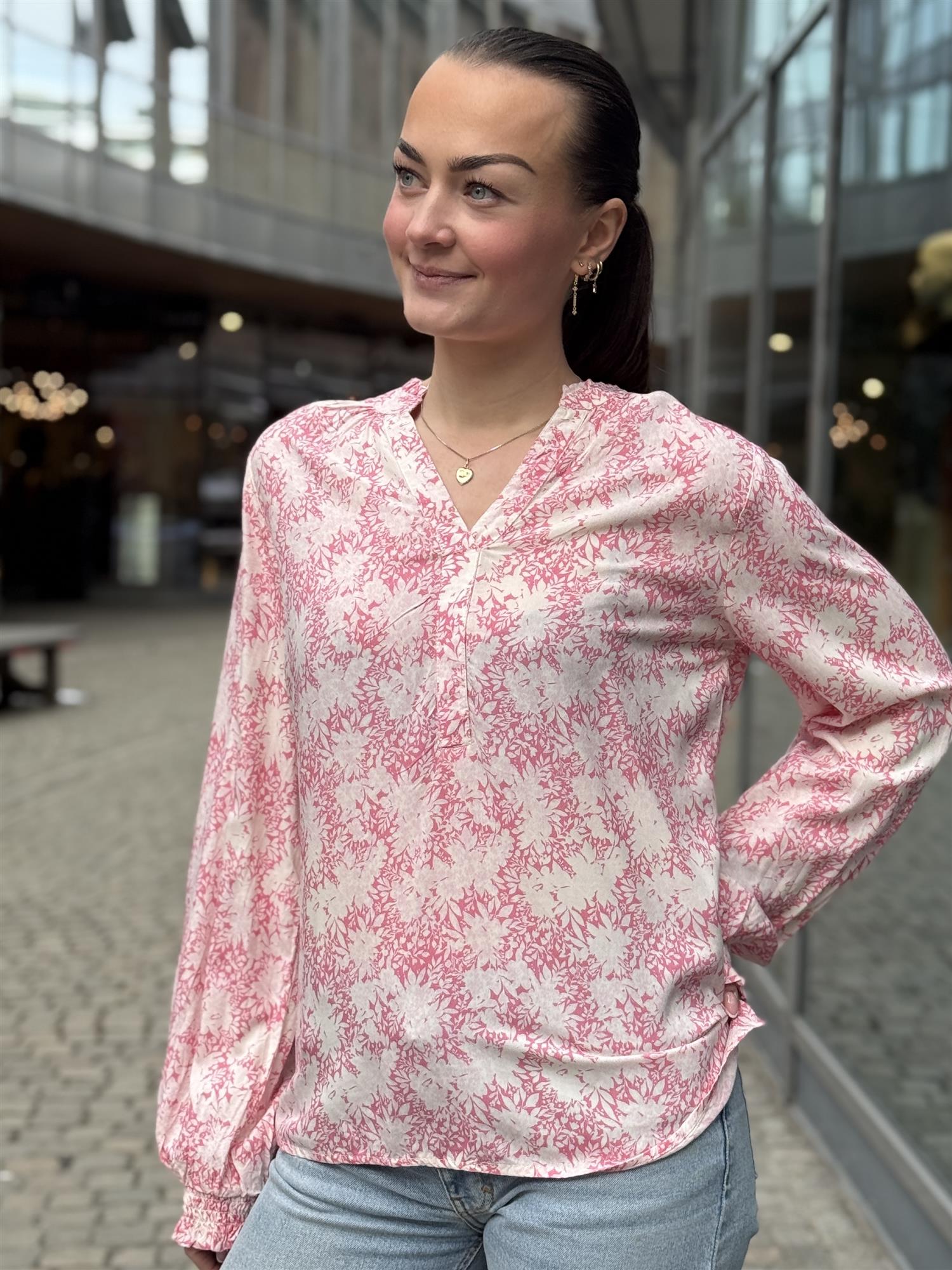 Sadie Shirt, Coral Blush