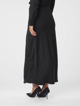 Viso Heavy Sateen Bedaz Skirt, Black
