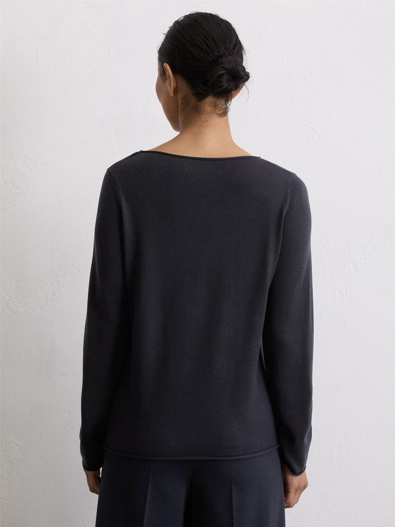 Pullover, Longsleeve, Dark Blue