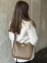 Liane, medium crossbody, Taupe