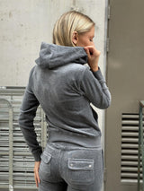 Robertson Zip Hoodie, Dark Grey