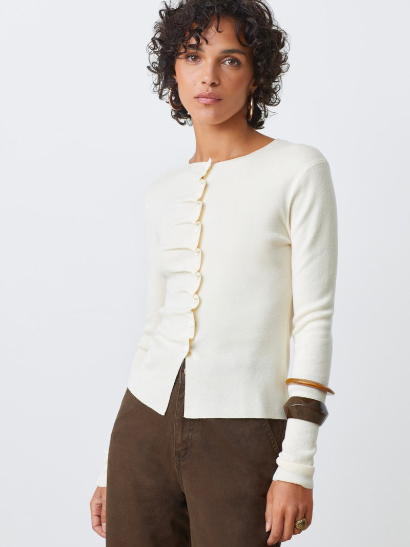 Gamira cardigan, White