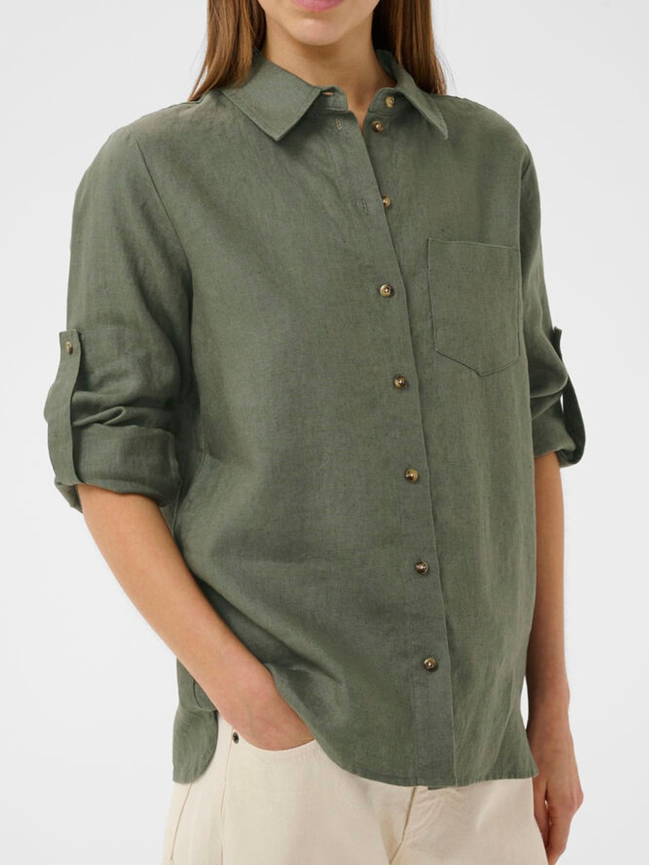 DILANA IW CLASSIC SHIRT, Green