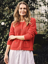 Chalina - Knitjacket, Red