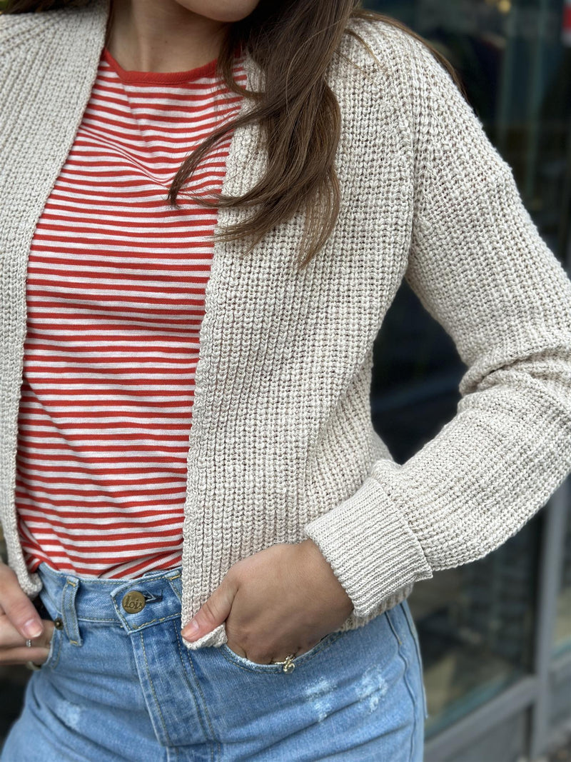 Celine - Cardigan, Sand Stone