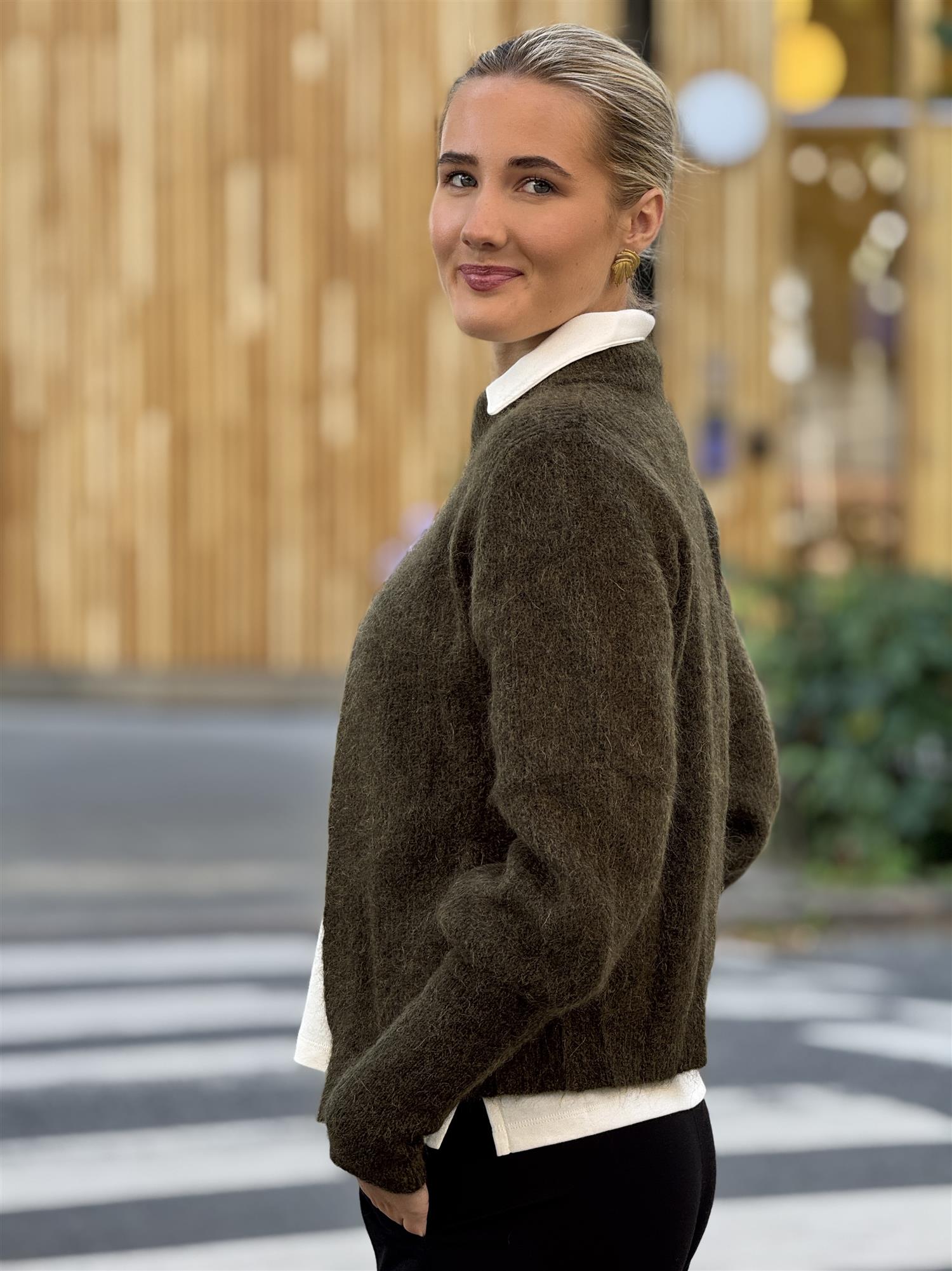 Chelsea Cardigan, Old Forest mel.