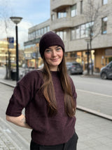 RAFFI Beanie, Red Wine Melange