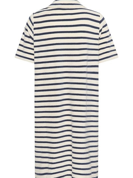 Rositta PW Dress, White/Blue