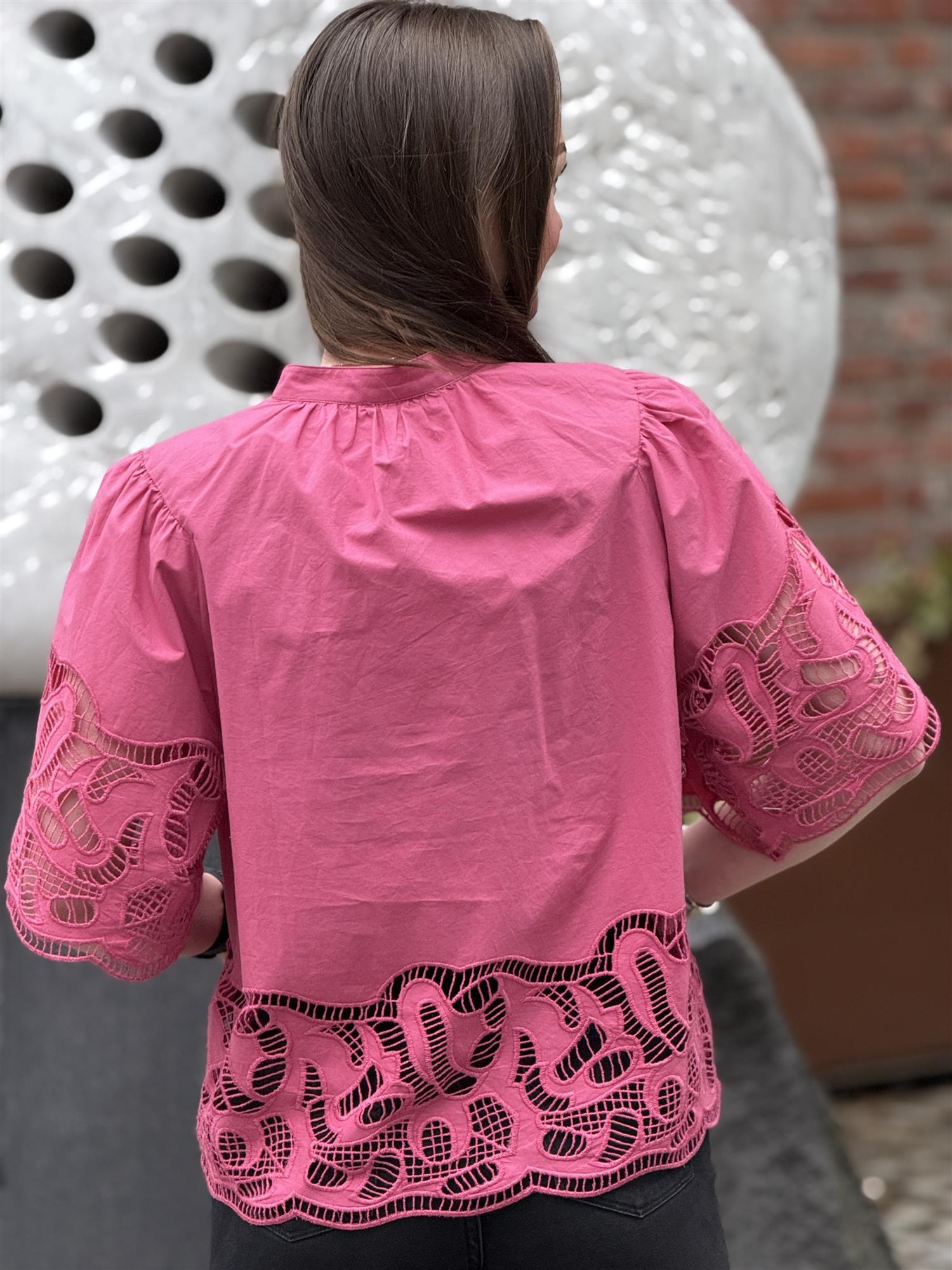 Linda blouse, Rose