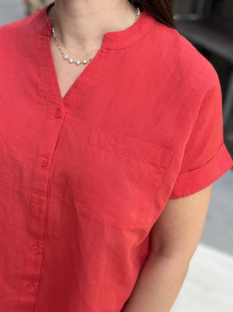Relali - Blouse, Sweet Red