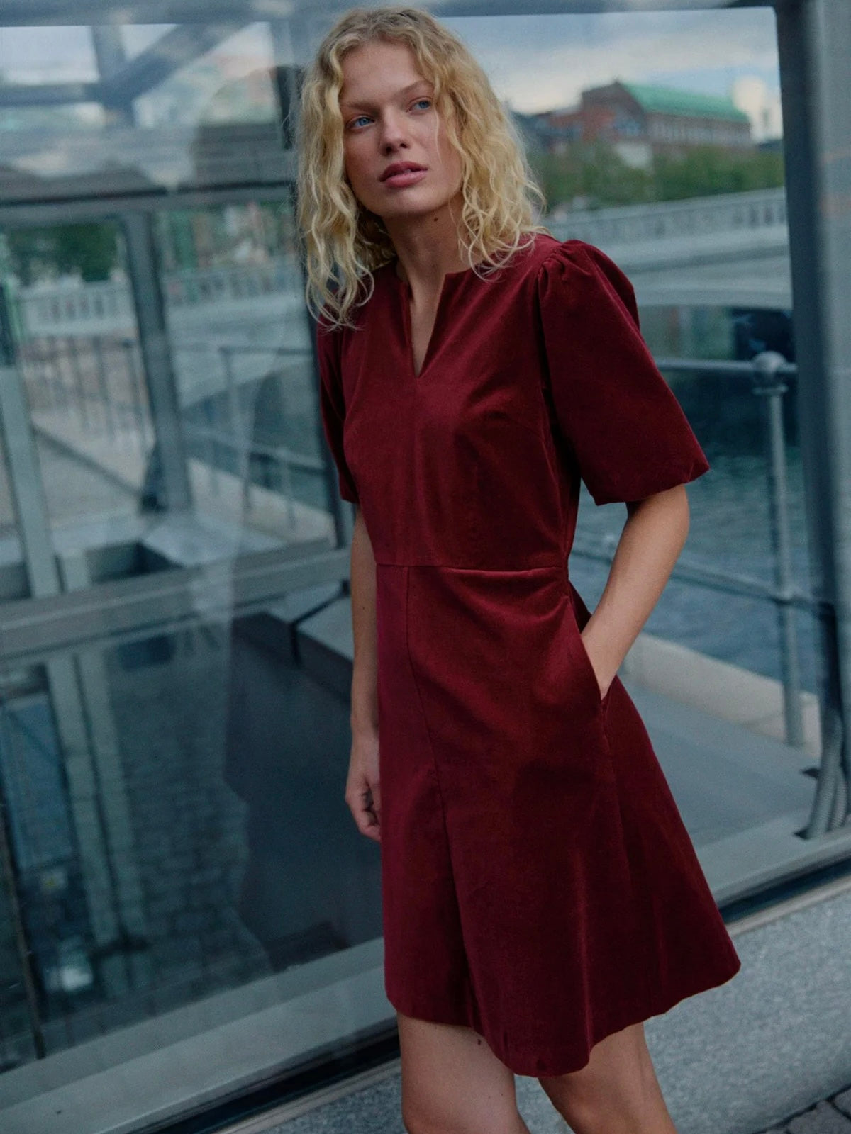 Daiva PW Dress, Red