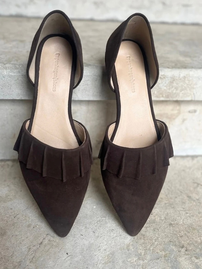 NEW ROMANCE 23 - SUEDE, Dark Brown