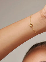 Bracelet Organic Clover, Gull