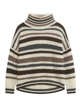 STELLAR Pullover, Off White/Brown
