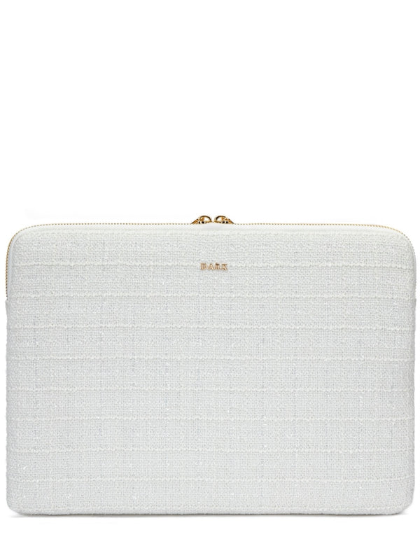 Tweed Mac Cover, Off-White