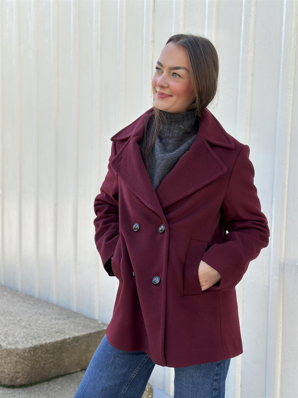 Ocie Jacket, Burgunder