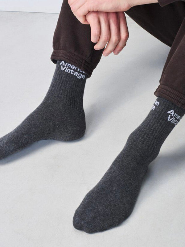 Clypsun Socks, Charcoal Melange