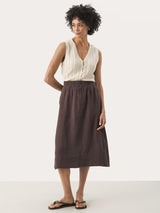 Rehana PW Skirt, Brown
