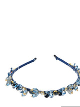 Crystal Hair Band, Navy