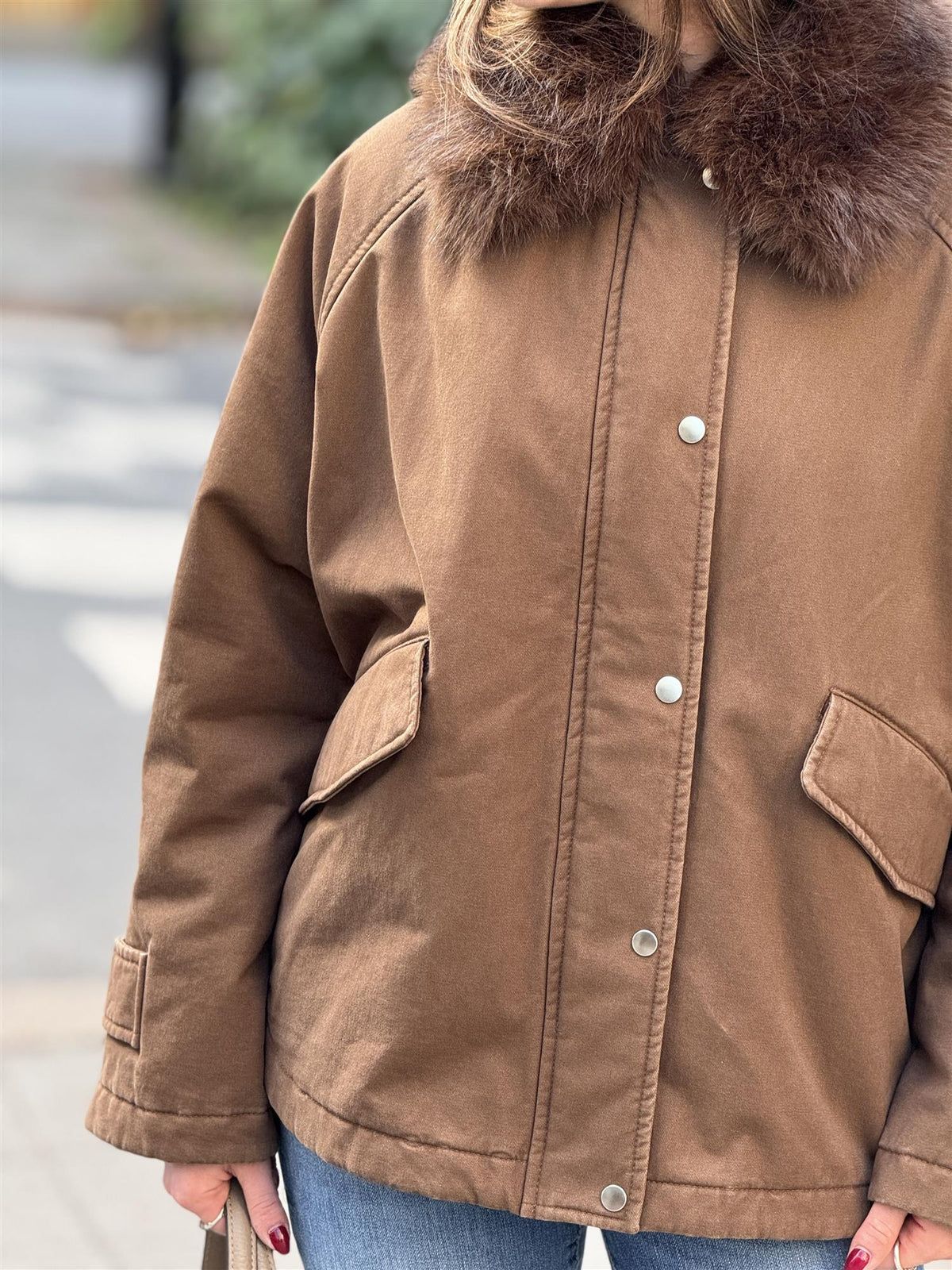 Outdoor Jacket, Dark Walnut