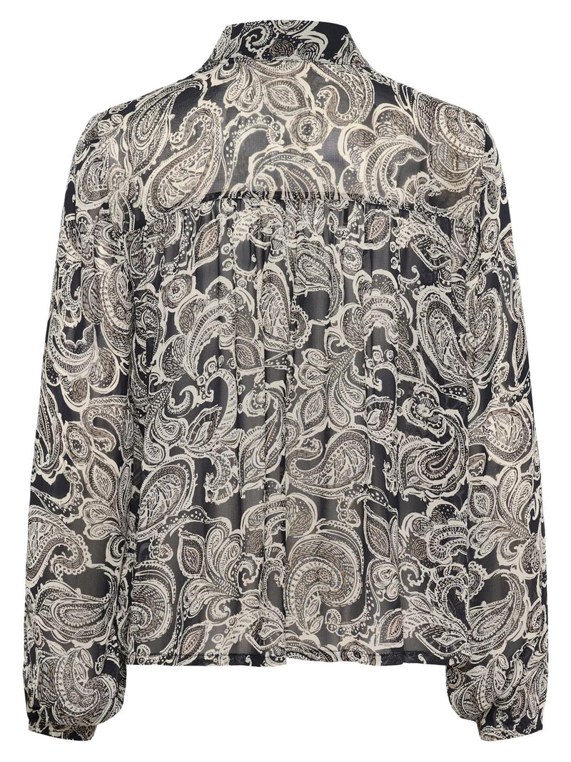 Nicholina PW Blouse, After midnight Paisley