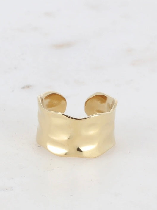 Ring, Hammered, Gold