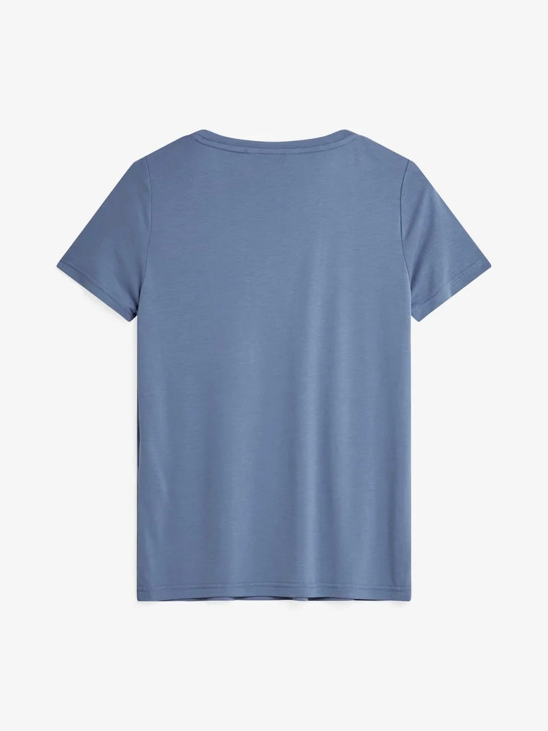 Adele t-shirt round neck, Blue