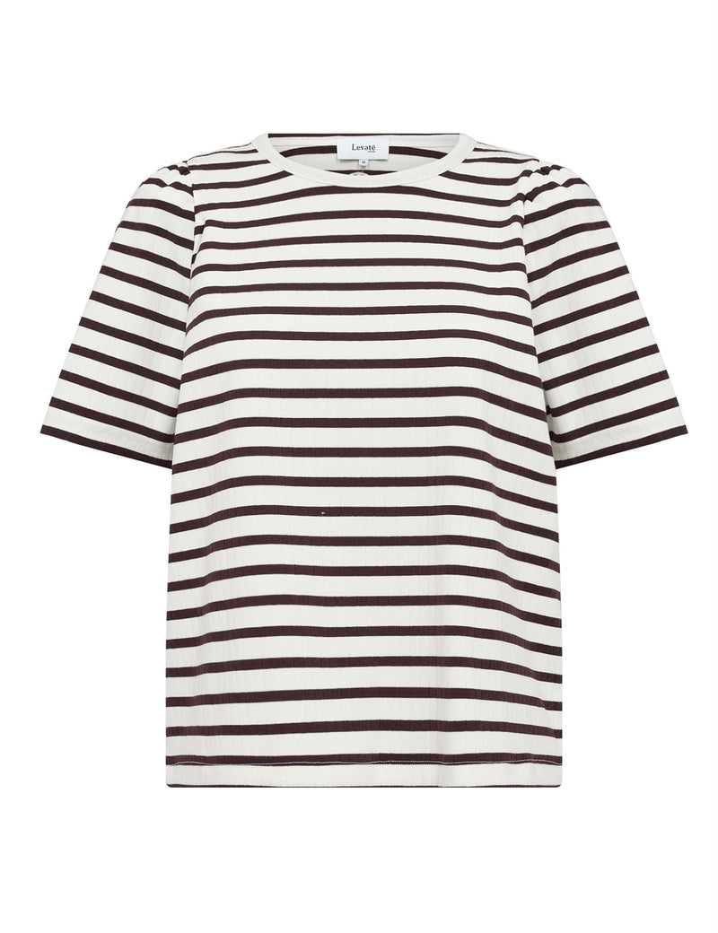 NEDDIE 1 T-shirt, Fudge/White