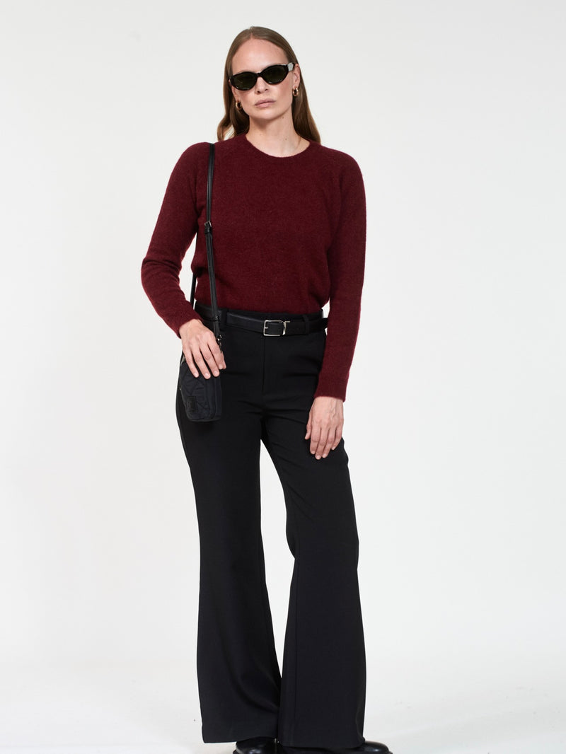 FIONA Pullover, Burgunder