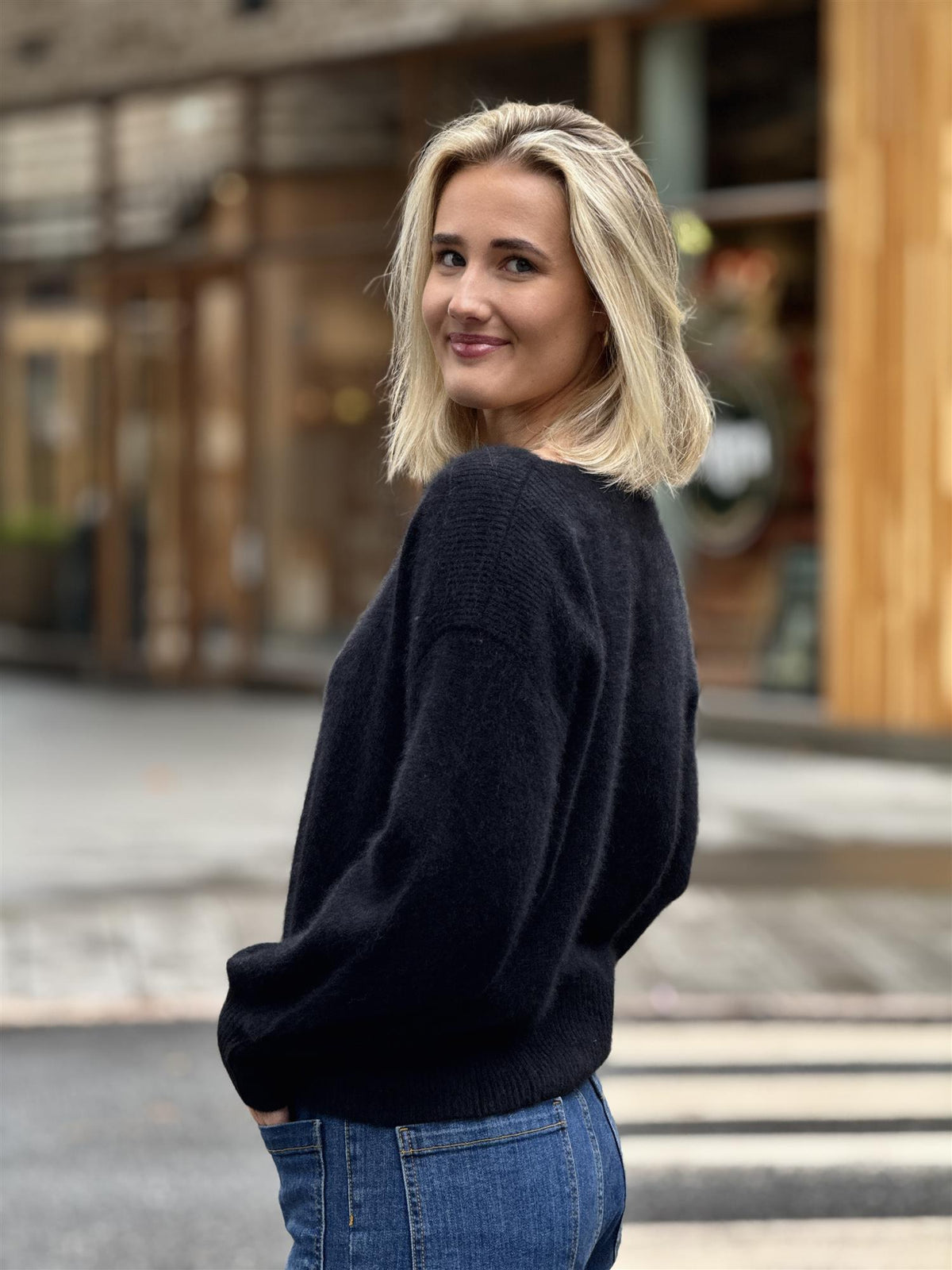 MALOU Pullover, Black
