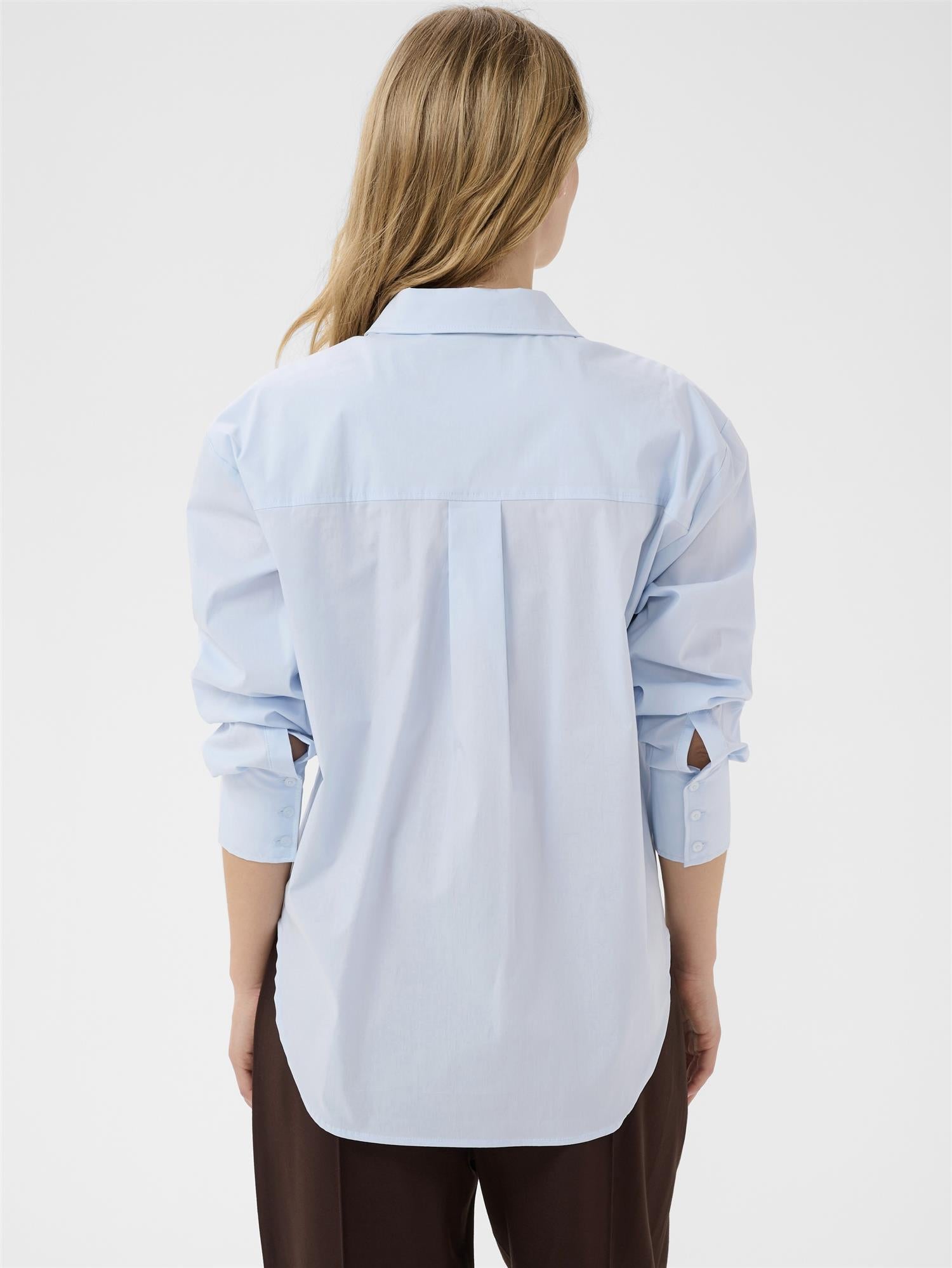 Zayna PW Shirt, Light Blue