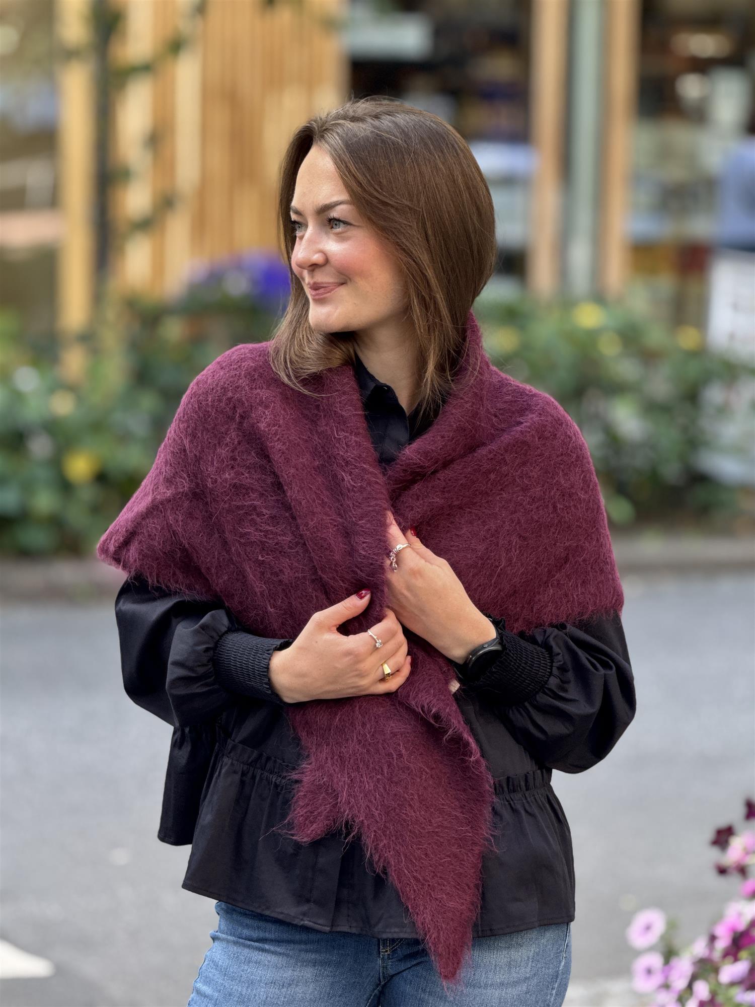 Niby scarf, Red