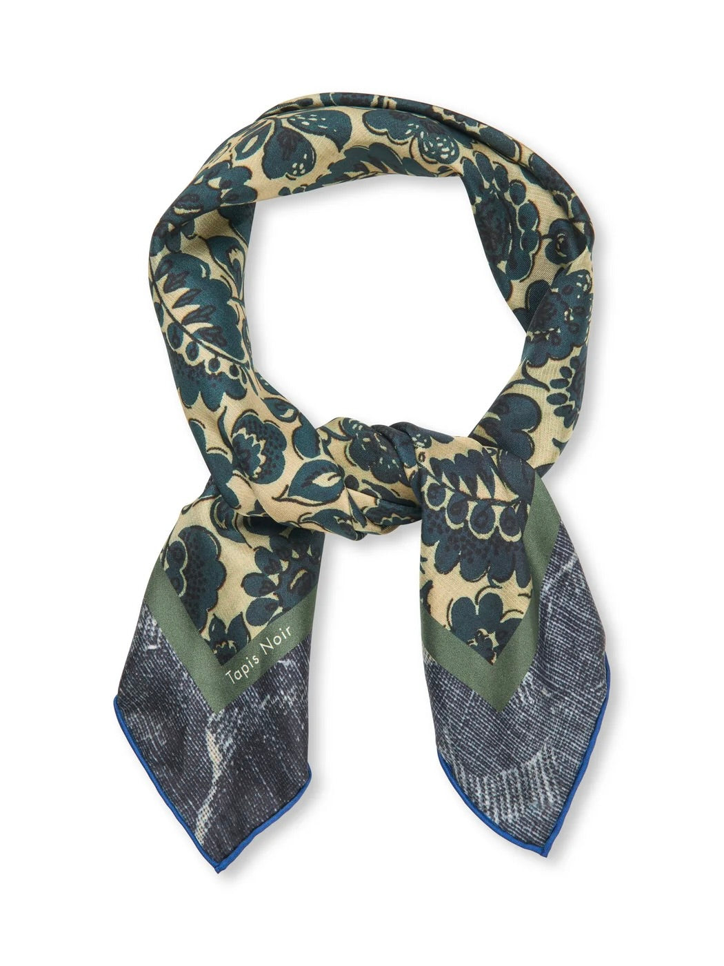 Classical Small Gianna Scarf, Blue