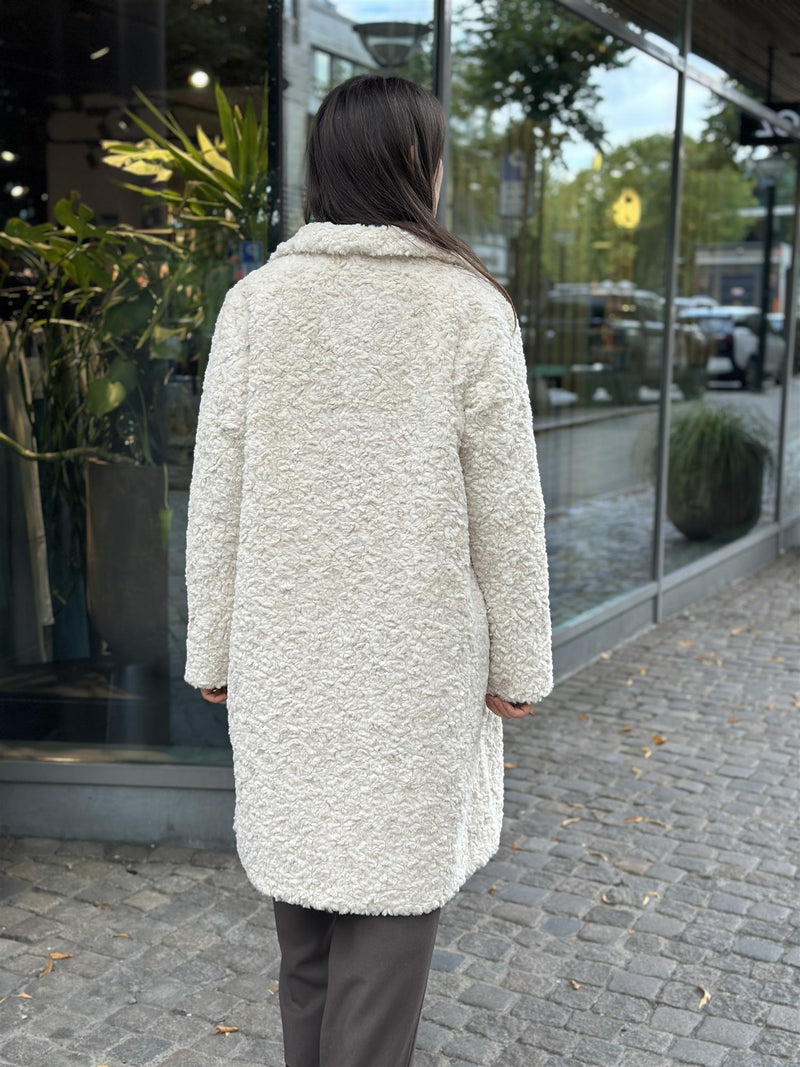 Fake Fur Jacket, Beige