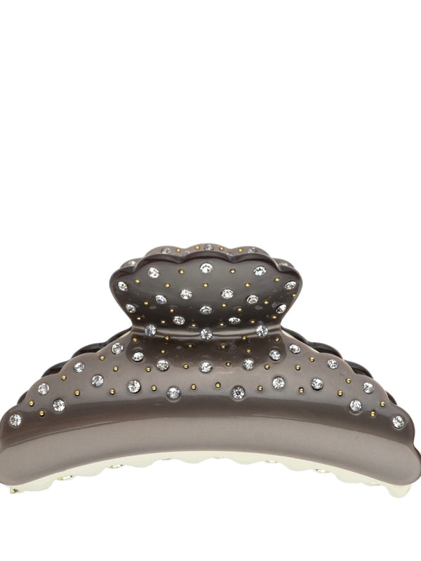 Crystal Hair Claw X-Large, Soft Brown