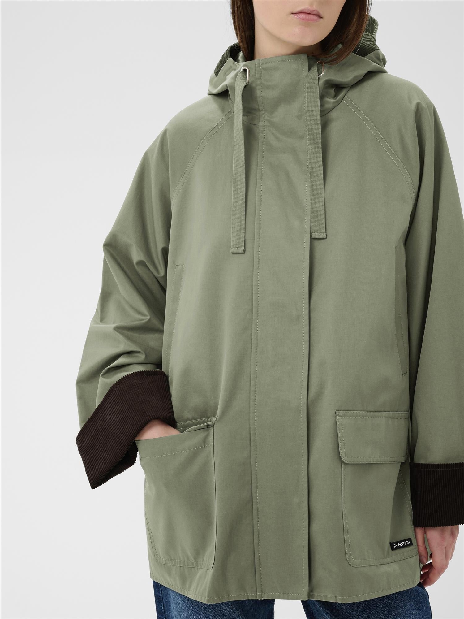 Gracelynn Iw Hooded Jacket, Green