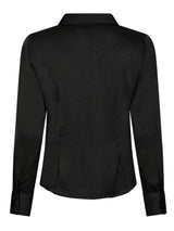 Christy Heavy Sateen Bedaz Shirt, Black