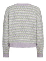 Sassi knit pullover, Green/Purple