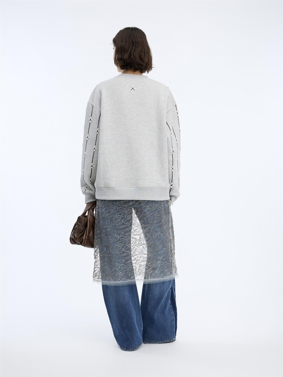 VESICLE Pullover, Light Grey