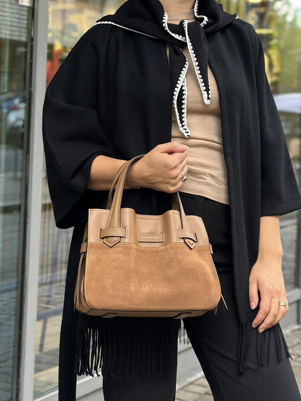 Blossom Medium, Suede, Camel