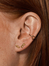 Juliette - Small Bow Stud Earrings