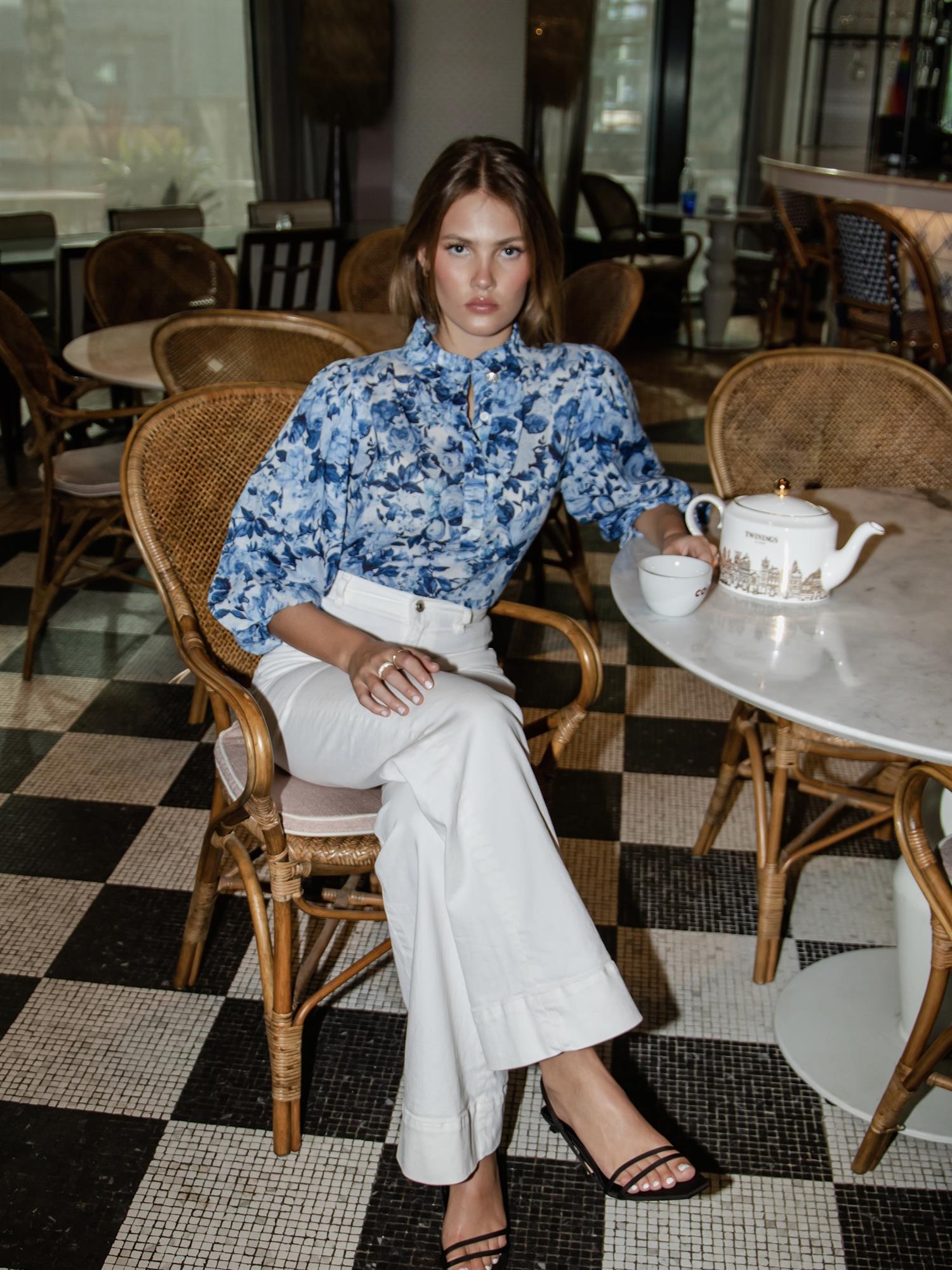 Ella Blouse Bleu De France