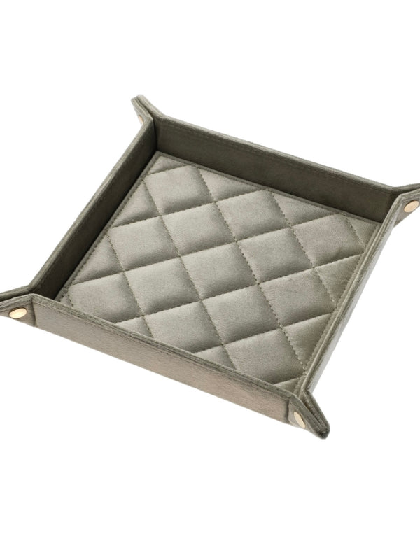 Quilted Jewellery Tray M, Green