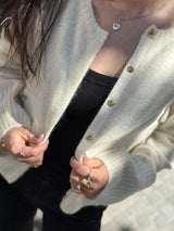 DUNA Cardigan, Off white