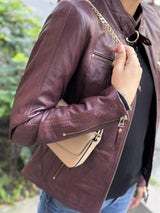 Biker Jacket, Violet